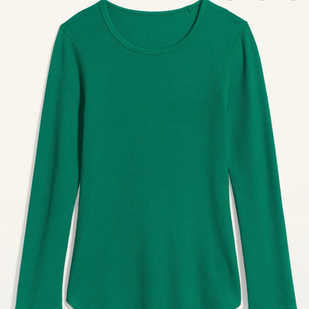 NWT Old Navy Thermal-Knit Long Sleeve Tee